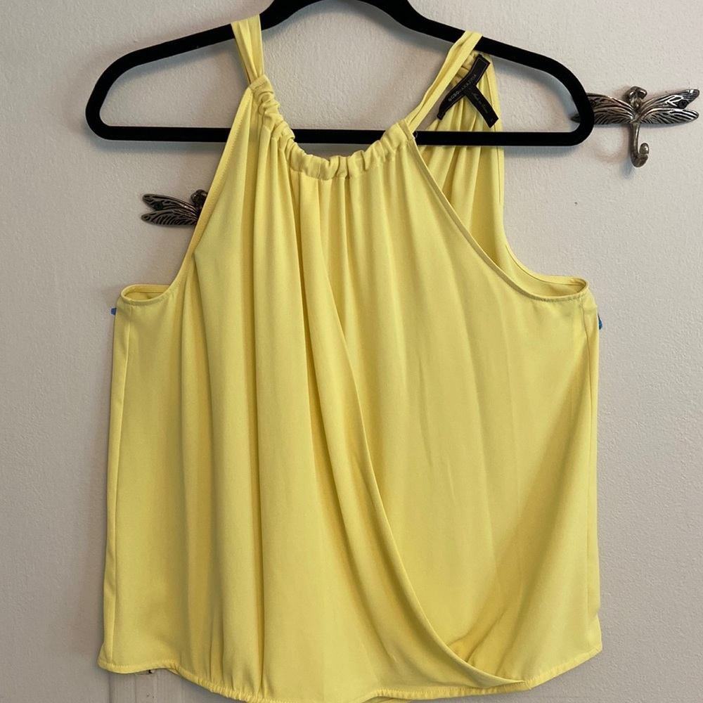 Yellow dress summer top